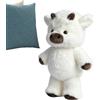Qfdiwr Adorabile Muccas Pelosa Che Corre Peluche 45x25x15 Cm Peluche Di Cinghiale Ripieno, Graziosis Peluches Di Bovini Delle Muccas, Giocattolo Morbido Di Maiale, Per, Casa, Vivaio