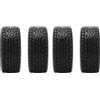 RiToEasysports 4PCS 1/10 Drift Car Tires, Pneumatici Duri per TT02 On Road Drifting Car RC Pneumatici e Ruote in Gomma Set Nero