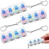 TaimeiMao 3PCS Mini Tastiera Antistress Trasparente, Pulsante Tastiera Antistress Giocattolo, Fidget Clicker, Decompressione Decorazione, Alleviare lo Stress Passare il Tempo