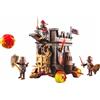 PLAYMOBIL Novelmore 71643 Carro d'assalto con cannone, con tre cavalieri Guerrieri di Burnham e vari accessori per battaglie emozionanti, giocattolo per bambini dai 4 anni in su
