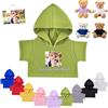 FAHOXUMR Vestiti Personalizzati per Orsacchiotti con Nome del Foto, Vestiti Personalizzati Animali di Peluche che si Adattano a Orsi di 20-40 cm, Abbigliamento Personalizzato per Bambole