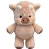 ASEFWEG Peluche Di Cinghiale,Vitello Che Corre,Morbido Giocattolo,Bambola Da Collezione A Forma Di Pecora In Stile Cartone Animato,Animale Di Peluche Per Donne,Bambini E Ragazzi (Su Gaodi—cow—pink)