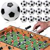 MINGZE 12 pz Palline Calcio Balilla Biliardino, 36mm Calcio Balilla Foosball Sfere di Ricambio, Nero e Taglia Tavolo Bianco Soccer Balls Gioco Standard