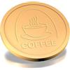 CombiCraft Monete di caffè comodicraft beige con sollievo della tazza di caffè, diametro 29 mm, mezzi di pagamento per eventi e riunioni, imballaggio di 250 pezzi