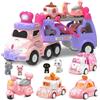 seveclotree Camion Giocattolo per Bambini,Regalo Bimba 2 3 4 5 6 Anni,Giocattolo Regalo per Bambino Ragazzi Ragazze 3 4 5 Anni