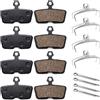 Fadnhys Set di 4 paia di pastiglie freno per SRAM Avid Code R RS RSC Guide RE G2 RE DB8 Motive, pastiglie freno a disco semimetallico, ceramiche sinterizzate, potenza frenata stabile a secco umido