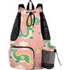 Sevdomey Zaino da palestra con motivo drago cinese, leggero, con coulisse, borsa per nuoto, spiaggia, viaggi, sport