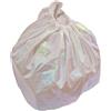 JWQFBC Borsa Porta Palla Ginnastica Ritmica Sacca Custodia Protettiva Nylon Antipolvere con Coulisse Adatta per Esercizi Ginnastica Allenamento Danza Competi, Bianco