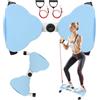 EtsRmi Twister Machine, pedana girevole regolabile per esercizi - Silenzioso addominale Twister per addominali e allenamento addominale - Capacità 136,1 kg per donne e uomini, palestra a casa, fitness, blu