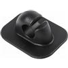 Axorafow Confezione da 2 clip gonfiabili per remi, in plastica resistente, per kayak, rafting, per montaggio esterno facile da montare, 10,5 x 8 x 5 cm, nero/grigio (nero)