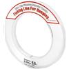 Generico Bobina Nylon Trasparente 200m ad Alta Tenacità - Filo da Pesca Resistente all'Abrasione, Nodo Sicuro, per Canne da Spinning e Surf Casting (D)