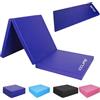 CCLIFE Tappetino pieghevole ginnastica 3 pieghe,con maniglie,180 * 60 * 5 cm materassino pieghevole fitness e yoga-ZERRO