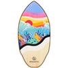 AQUASTIC Lagoon 39 Skimboard in compensato di pioppo, 99 x 49 cm, portata 100 kg, tavola colorata per principianti ed esperti