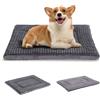 BVAGSS Cuscino per Cane Reversibile, Ultra Morbido Materassino Lavabile per cani, Ortopedico Letto per cani Cuscino Cane Memory Foam Suave y Cálido XH079 (76x50x4cm,Light Grey)