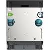 Cecotec Lavastoviglie Incasso 60cm 16 Coperti WiFi Bolero Aguazero 8700 Full-BI Connected. Motore Inverter Plus Duo, 16 Programmi, Vassoio Posate, Controllo Vocale, Funzione Vapore