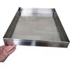 ETUELNOPT Vassoio di raccolta per lavatrice, Vaschetta di raccolta condensa 304 SS Vassoio raccogligocce rettangolare Multidimensione AC/Scaldabagno PavimentoSeepage(100x20cm(39x8in))