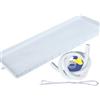 ETUELNOPT Vassoio di raccolta per lavatrice, Kit di scarico AC universale for finestra, vassoio raccogligocce e vaschetta for la condensa, dimensioni multiple(L)