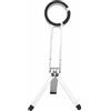 Generic Treppiede portatile a due lati per telefono, supporto stabile, supporto tascabile per telefono da scrivania (argento)