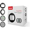 Haida NanoPro Magnetic Filter Kit (UV+CPL+Mist Black 1/4) with Magnetic DC-1 Adapter Ring for Sony ZV1 II (Black)