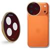 RAYWOWO Filtro CPL con anello adattatore magnetico - adatto per iPhone 17 Pro (Cosmic Orange)
