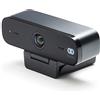 Boom Collaboration Boom MINI webcam 1080p Full HD per PC e Mac, doppio microfono con cancellazione del rumore, correzione automatica della luce, grandangolo 90°, USB Plug & Play
