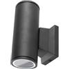 Aigostar Applique da parete Correggio Nero IP65 2 x GU10 Aigostar
