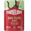 Carnilove - Gatto - Jelly - Filetti di Quaglia in gelatina con Tarassaco