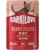 Carnilove - Gattini - Jelly - Filetti di Coniglio in gelatina con Calendula