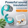 QHSPE 1-6 paia Tappi per le orecchie in silicone con cancellazione del rumore Filtro antirumore Sonno Nuoto Tappi per le orecchie muti a tre strati impermeabili