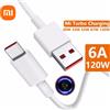 XIAOMI Cavo di ricarica ultra veloce USB tipo C originale Xiaomi 6A 120W Xiaomi Mi 13 12 Pro Realme POCO 12 Turbo cavo dati di ricarica rapida