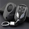 MIHUMOE Per Maserati Ghibli Levante Quattroporte Auto In Fibra di Carbonio Chiave A Distanza Fob Caso Della Copertura Portachiavi Anello Titolare Accessori