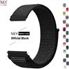 PEO Cinturino da 20mm 22mm per Samsung Galaxy Watch 6/5/4/5pro/4/6 Classic/active 2 Bracciale sportivo con cinturino in nylon huawei watch GT 4-2-2e-3