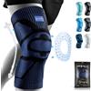 NEENCA Supporto per ginocchiera NEENCA con stabilizzatori laterali manicotto di compressione per ginocchio in Gel per rotula per il recupero di lesioni da strappo al menisco del dolore al ginocchio