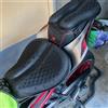 NONE Cuscino per sedile moto Cuscino per sedile in gel per moto antiscivolo a nido d'ape 3D Cuscino per sedile da corsa per sollievo dalla pressione per moto Accessori per moto