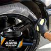 MAXxAUTO Cera per restaurare pneumatici per auto Ritorno al nero lucido Rivestimento a lunga durata Rinnovatore di plastica Pulizia lucidante Kit potenziatore di lucentezza per pneumatici