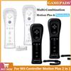 Turpow Per telecomando Wii con Wii Motion Plus all'interno | Controller Shock Wii Nunchuk | Compatibile con Nintendo Wii, Wii U