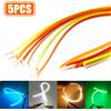 RnnTuu 5 Pz/pacco 3V LED Stesso Estremità Filamento Flessibile Ultra Sottile Lampadina A Spirale Retro Edison Lampadina Parti Della Lampada Diodo illuminazione striscia decorazione