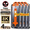 TUNEDEE 1-4PCS Installazione Privacy Protezione Dello Schermo Per Xiaomi Poco C65 X5 X7 Pro F7 Pro X6 X4 M2 F6 X3 NFC F3 Vetro Temperato Senza Polvere