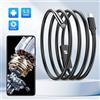 XinFe Endoscopio USB per telefono Android OTG, telecamera di ispezione boroscopica da 5,5 mm con 6 luci LED per Type C