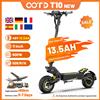 OOTD Scooter elettrico per adulti con pneumatici fuoristrada da 11 pollici, oot10 900W 48V, batteria da 13,5 Ah, display a LED.