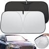 NONE Parasole Auto Pieghevole per Parabrezza, Copertura Visiera Anteriore, Protezione UV, Accessori Estivi per Auto