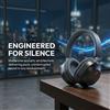 NONE Cuffie Bluetooth wireless B50, batteria a lunga durata, effetto audio stereo, universali per computer e telefoni cellulari, nere