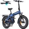 ENGWE ENGINE PRO 3.0 BOOST Bicicletta Elettrica Pieghevole 25 KM/H 250W, Batteria 48V 15Ah, Freni Idraulici, Pneumatici Fat 20x4.0, E-Bike Fuoristrada