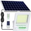 intelamp Faro Solare 12000mAh 3000LM per Esterni IP65 con Pannello Solare Grande e Sensori di Movimento, Luci di Sicurezza Solari per Giardino e Cortile faretto led esterno solare faro led solare per esterno