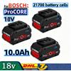 Ddadache Batteria di Ricambio ProCORE per Utensili Cordless Bosch 18V 10000mAH, Compatibile con BAT609 BAT618 GBA18V80 21700