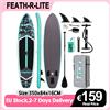 Feath-R-Lite Nuova Tavola da Stand Up Paddle Gonfiabile Feath-R-Lite 2026 350x84x15cm Extra Spessa Larga e Stabile SUP per Principianti e Adulti con Ponte Antiscivolo e Kit Completo di Accessori
