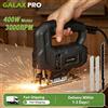 GALAX PRO Seghetto Alternativo Elettrico GALAX PRO 400W con Motore Potente, 3000 RPM, Regolabile ±45° ° Taglio obliquo per falegnameria fai-da-te