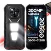 DOOGEE V Max LR 5G Telefono Rugged con Telemetro Laser, Doppia Luce da Campeggio, 16GB 512GB ROM, Display 6.78'', Batteria 20500mAh, Smartphone