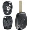 DRISENTRI Custodia per chiave automatica per auto a 2 pulsanti Custodia per telecomando di ricambio con lama VA2 adatta per Renault Clio 3 Twingo Dacia Kangoo
