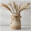 SIDUCAL Vaso da fiori decorativo in ceramica, 20,3 cm, in ceramica rustica anticata, vaso decorativo per la casa, ideale per mensole, librerie, mantelli, ingresso, soggiorno, decorazione da tavolo